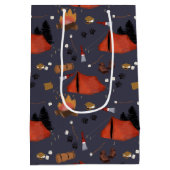 Camping Outdoor Adventure Sommerfeuer Mittlere Geschenktüte (Rückseite)
