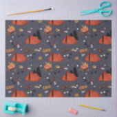 Camping Outdoor Adventure Sommerfeuer Seidenpapier (Basteln)