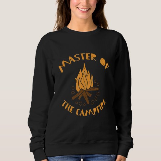 Camping Outdoor Designs Master Of The Campfire 1 Sweatshirt (Vorderseite)
