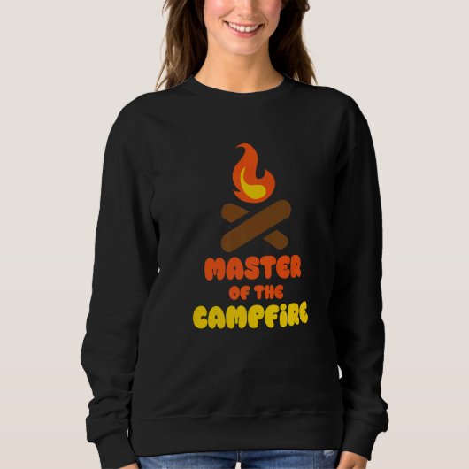 Camping Outdoor Designs Master Of The Campfire Sweatshirt (Vorderseite)