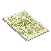 Camping Outdoor Illustration Notizblock (Rechte Seite)