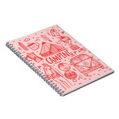 Camping Outdoor Illustration Notizblock (Rechte Seite)