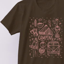 Camping Outdoor Illustration T-Shirt