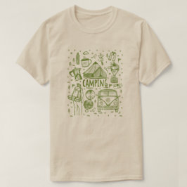 Camping Outdoor Illustration T-Shirt