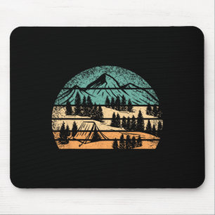 Camping-Outdoor-Kleidung Männer Frauen Kinder Retr Mousepad