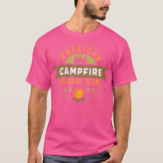 Camping Outdoor Zelt American Campfire Revival Tee