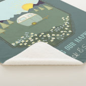 Camping Paare im Freien Campinganhänger Personalis Sherpadecke (3/4)