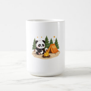 Camping-Panda Kaffeetasse
