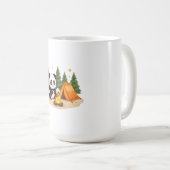 Camping-Panda Kaffeetasse (VorderseiteRechts)