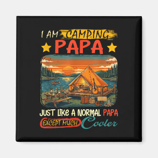 Camping Papa Definition viel cooler Vatertag Magnet