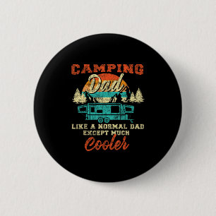 Camping Papa Pop-Up-Camper Rv-Anhänger Retro Vinta Button