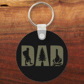 Camping Papa Schlüsselanhänger (Vorderseite)