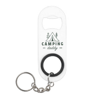 Camping Papa Vater Camper Vater lustig Mini Flaschenöffner