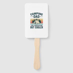 Camping Papa Vintage Retro Outdoor Vector Shirt De Fächer