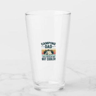 Camping Papa Vintage Retro Outdoor Vector Shirt De Glas