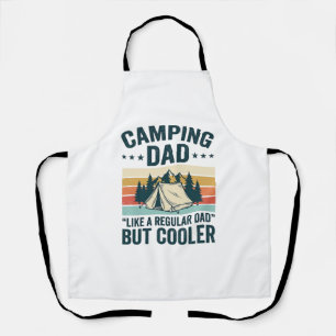 Camping Papa Vintage Retro Outdoor Vector Shirt De Schürze