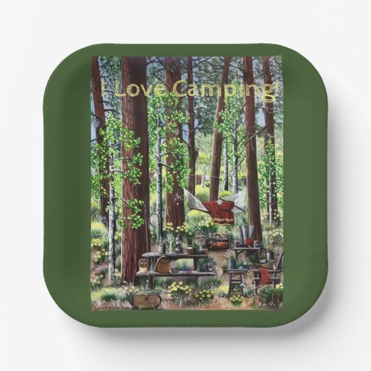 Camping Paper Teller (Vorderseite)