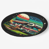 Camping Papier Teller! Pappteller (Schrägansicht)