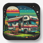 Camping Papier Teller! Pappteller (Vorderseite)