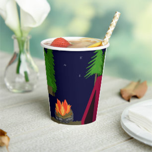 Camping-Papierbecher Pappbecher