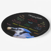 Camping Pappteller (Schrägansicht)