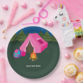 Camping Pappteller (Party)