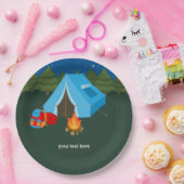 Camping Pappteller (Party)