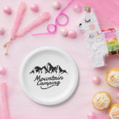 Camping Pappteller (Party)