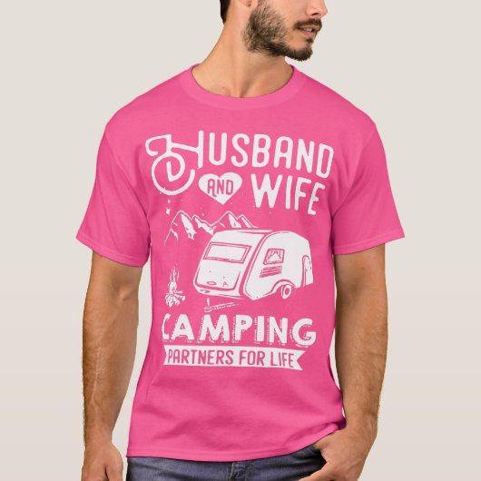 Camping-Partner für Ehefrau und Handwerk - Campi T-Shirt (Vorderseite)
