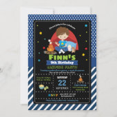 Camping Party Birthday Invitations Boys Slumber Einladung (Vorderseite)
