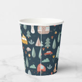 Camping Party Cups | Waldszene Pappbecher (Rechts)