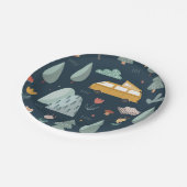 Camping Party Paper Teller (Schrägansicht)