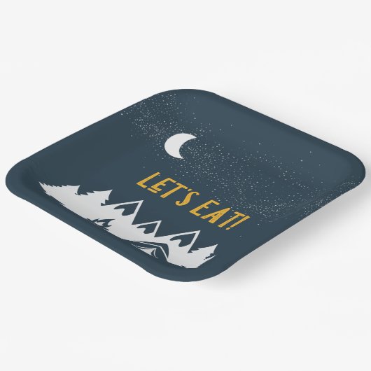 Camping Party Paper Teller (Gewinkelt)