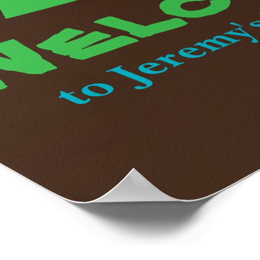 Camping Party Poster (Ecke)