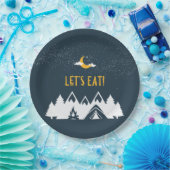 Camping Party Teller / Runde (Party)