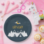 Camping Party Teller / Runde (Party)