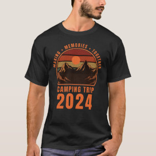 Camping-passende Familie Camper Gruppe Camping Cre T-Shirt