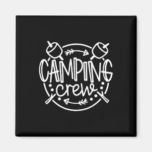 Camping-Passende Shirts für Familie Camper-Gruppe  Magnet