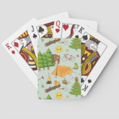 Camping Pattern Spielkarten (Rückseite)
