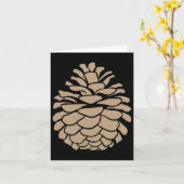 Camping Pinecone Karte (Gelbe Blume)