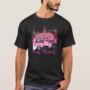 Camping Pink Fahrzeug Weihnachten Hässlicher Pullo T-Shirt