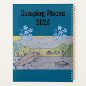 Camping Places 2025 Planer (Rückseite)