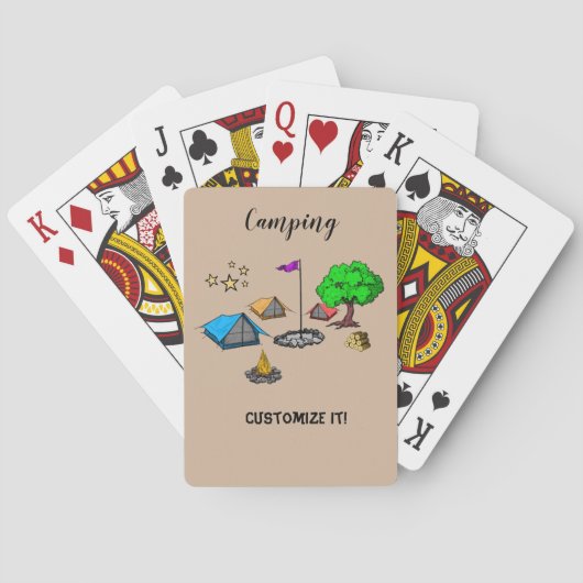 Camping Playing Cards Spielkarten (Rückseite)