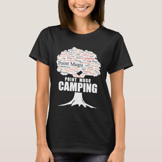 Camping Point Mugu Camping T-Shirt (Vorderseite)