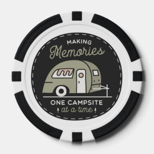 Camping Poker Chips - Erinnerungen machen Eine Web
