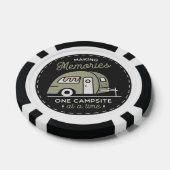 Camping Poker Chips - Erinnerungen machen Eine Web (Einzeln)