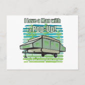 Camping PopUp Postkarte (Vorderseite)