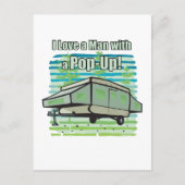 Camping PopUp Postkarte (Vorderseite)