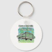 Camping PopUp Schlüsselanhänger (Vorderseite)