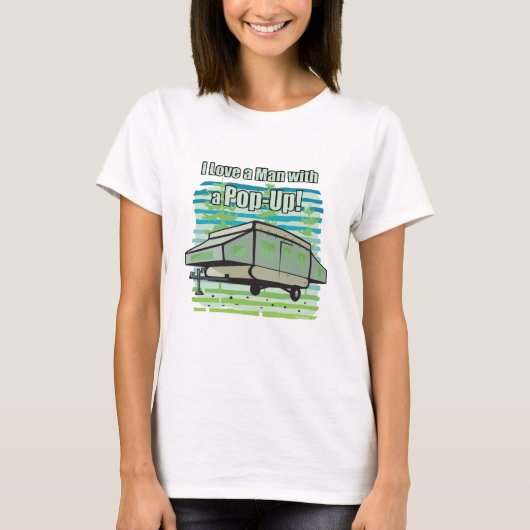 Camping PopUp T-Shirt (Vorderseite)
